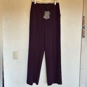 NWT St. John Sport dark purple trousers
